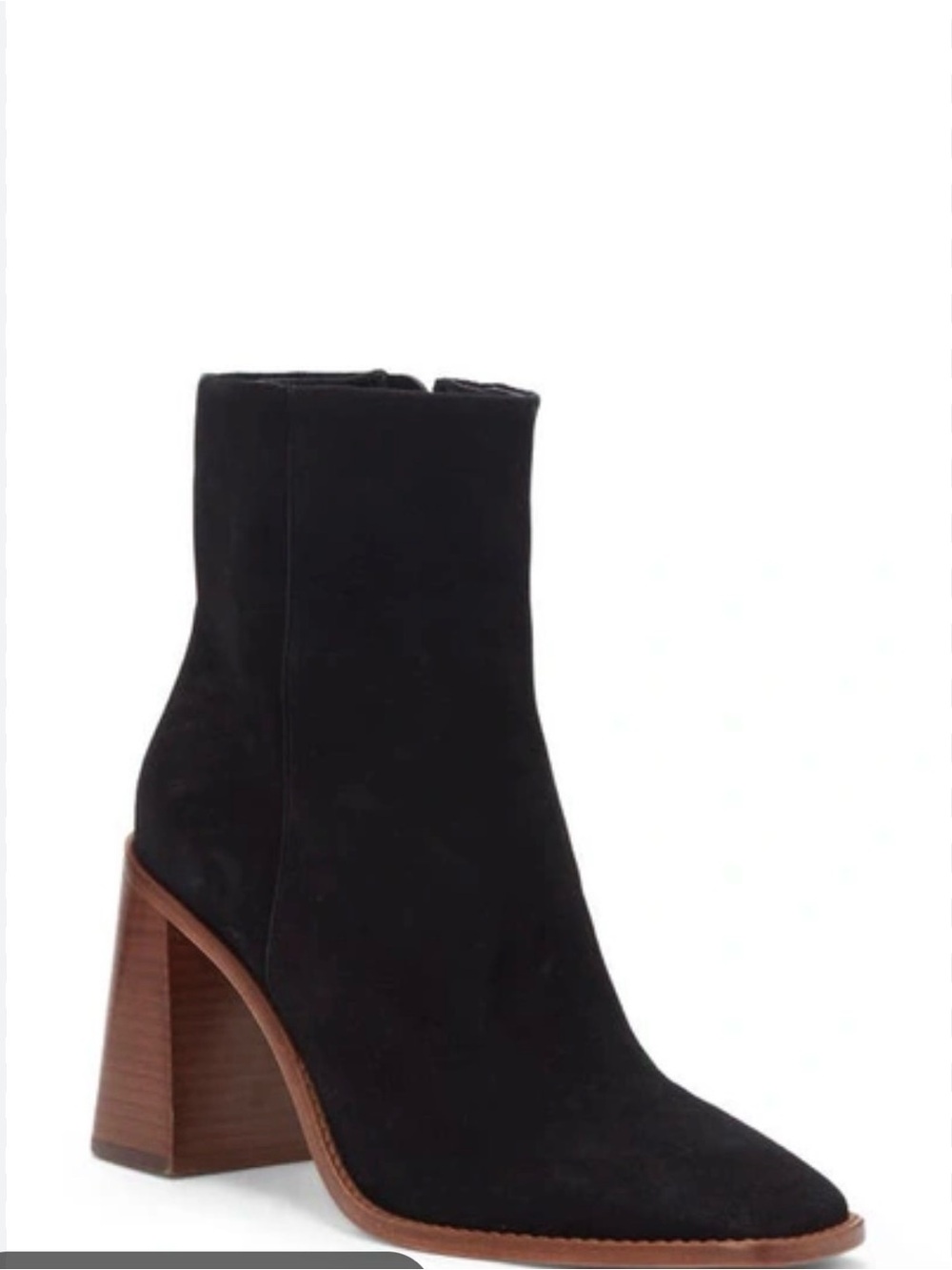 Vince Camuto Esher block heel suede booties size 7